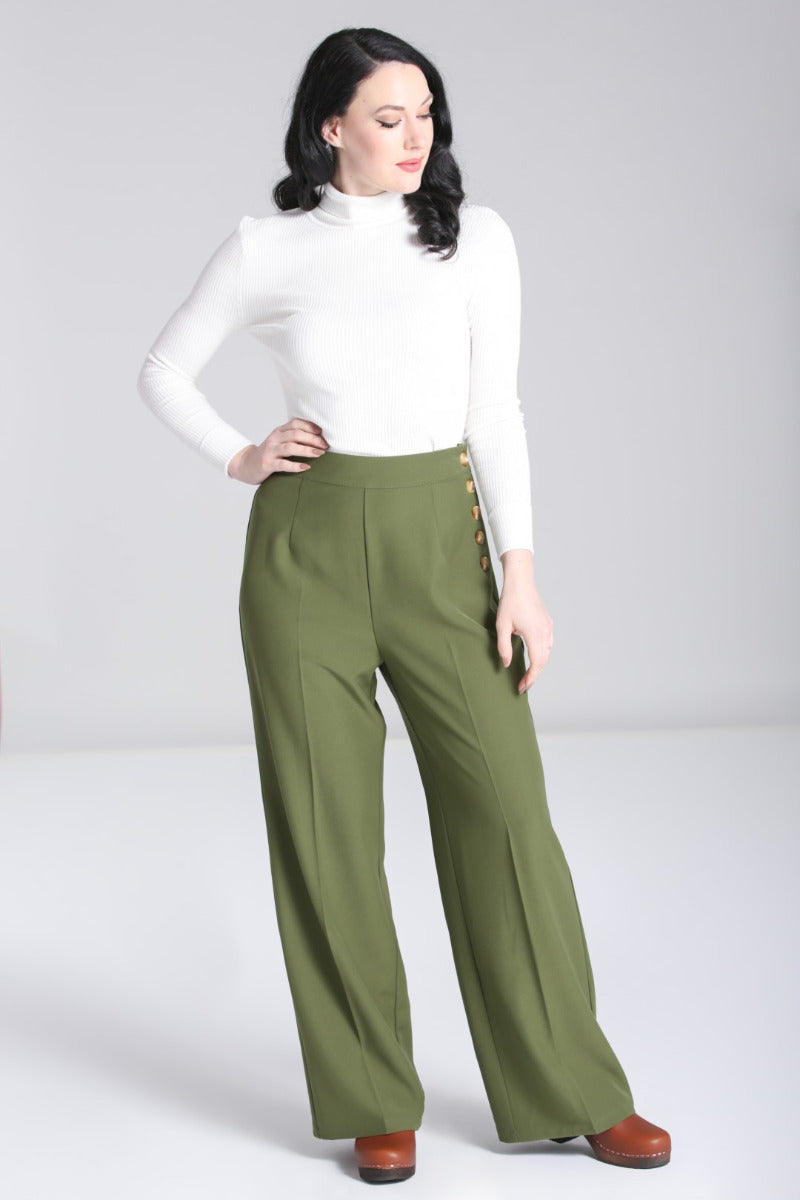 Ginger Swing Trousers – Hell Bunny