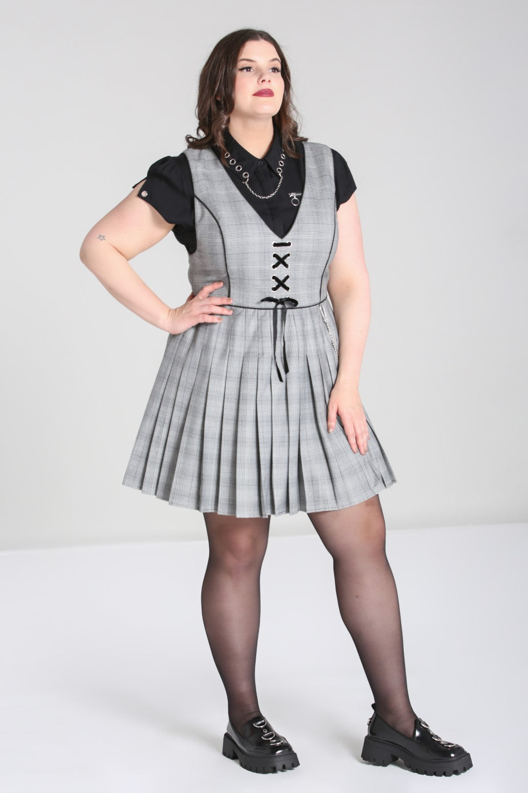 Pinafore shop skirt plus