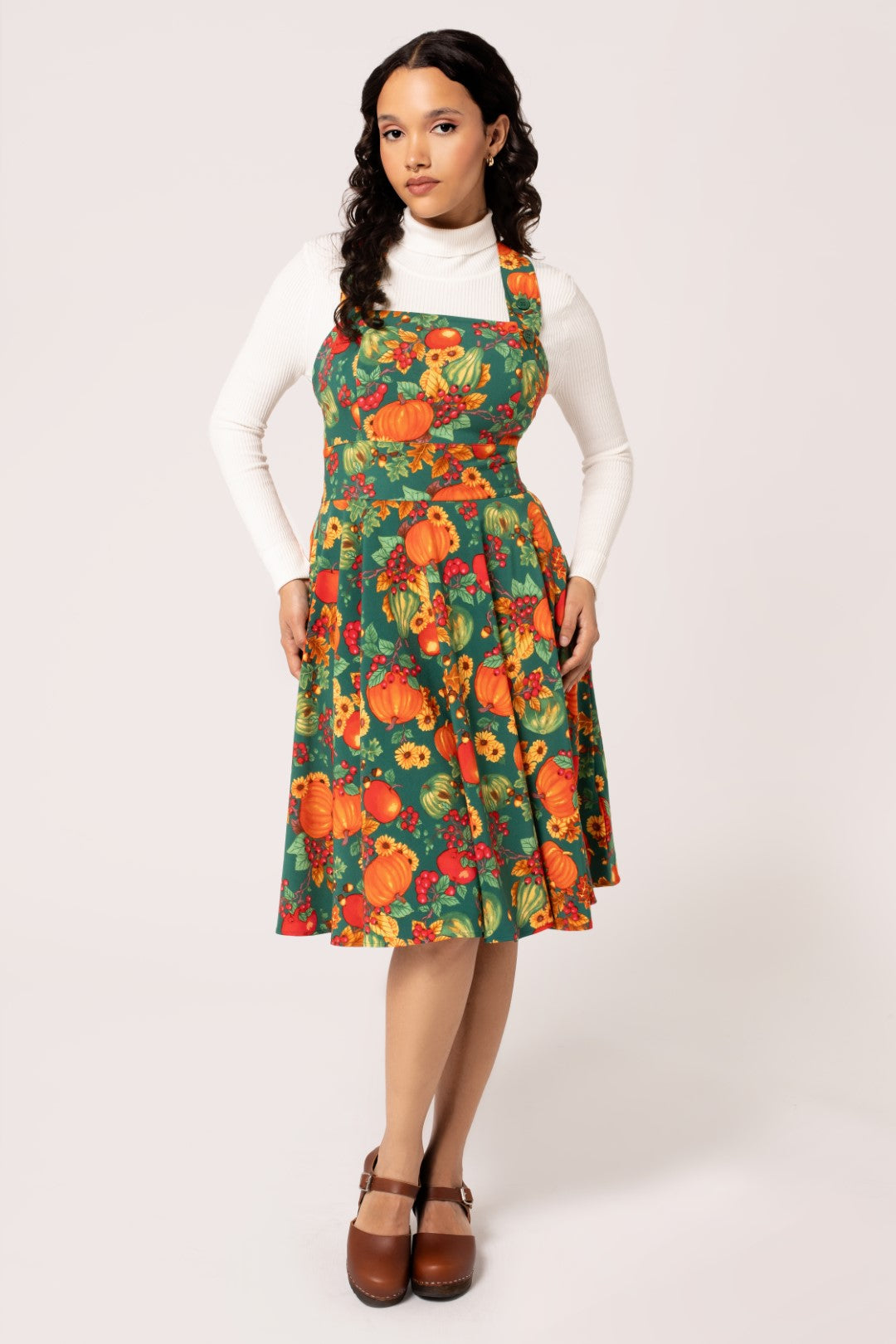 Autumn Pinafore Dress