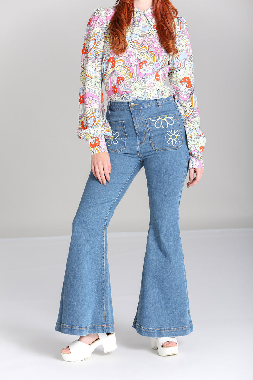 Flower Power Jeans