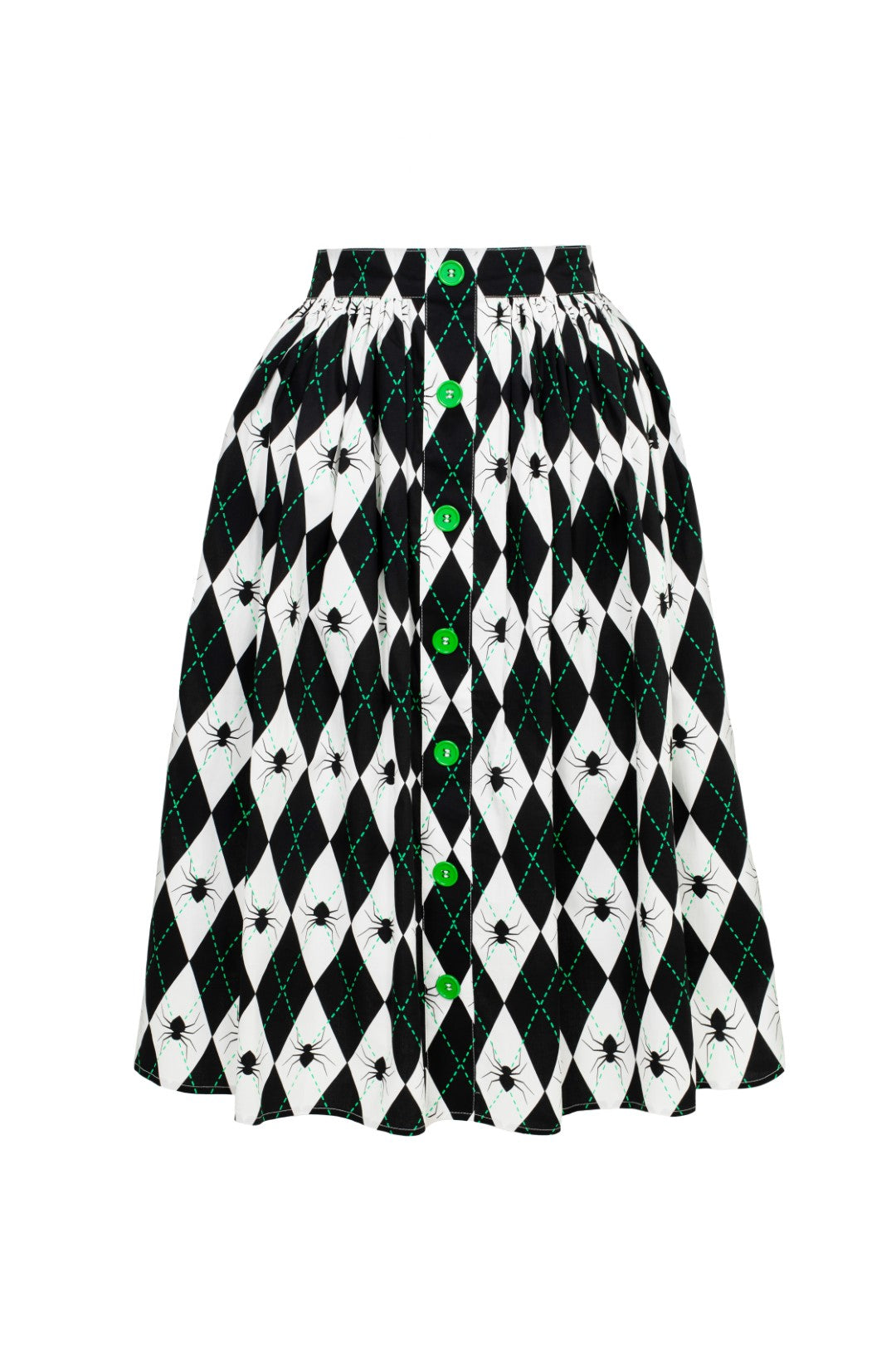 Black and white diamond skirt hotsell