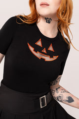 Jack-O-Lantern Top