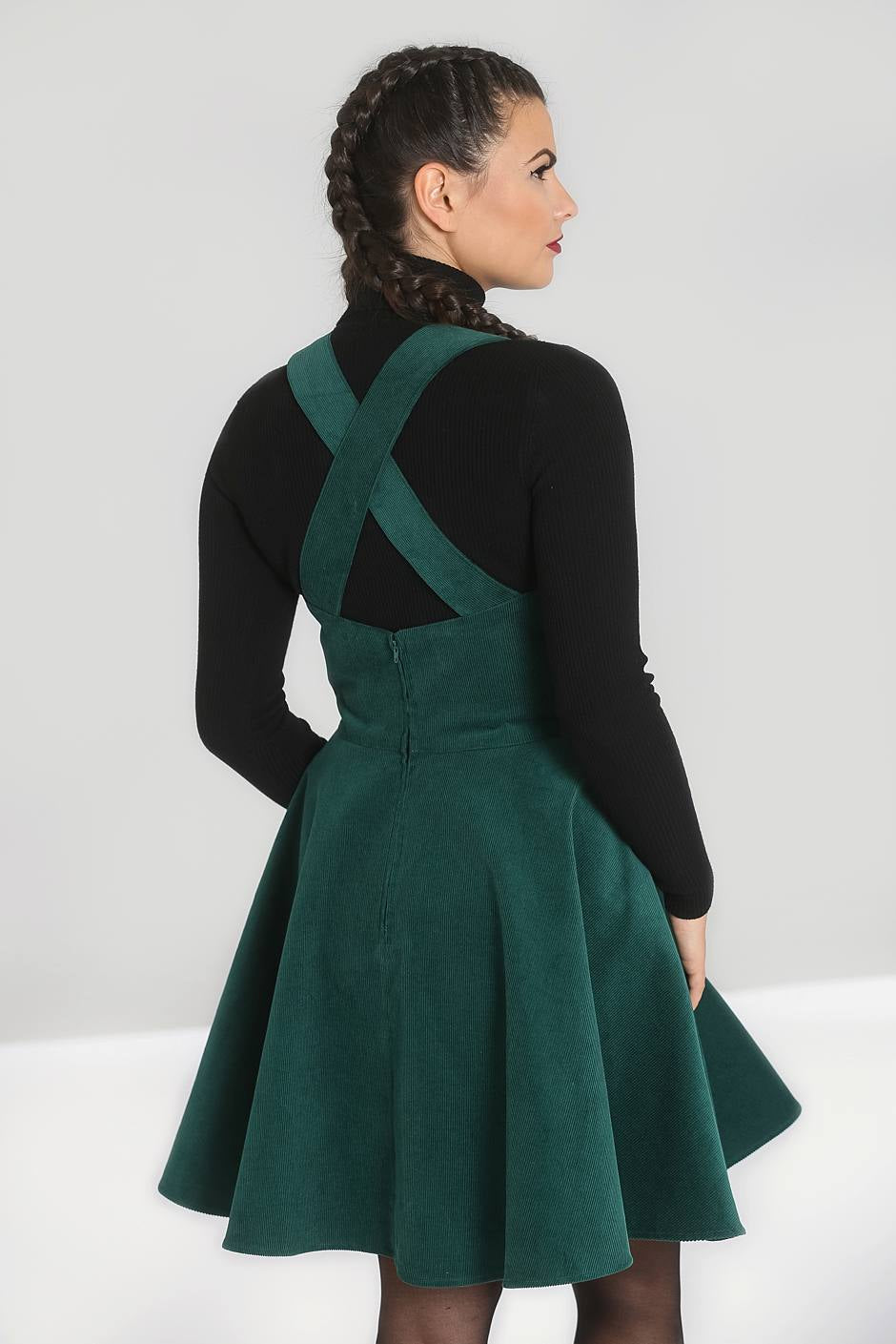 Pinafore skirt outlet green