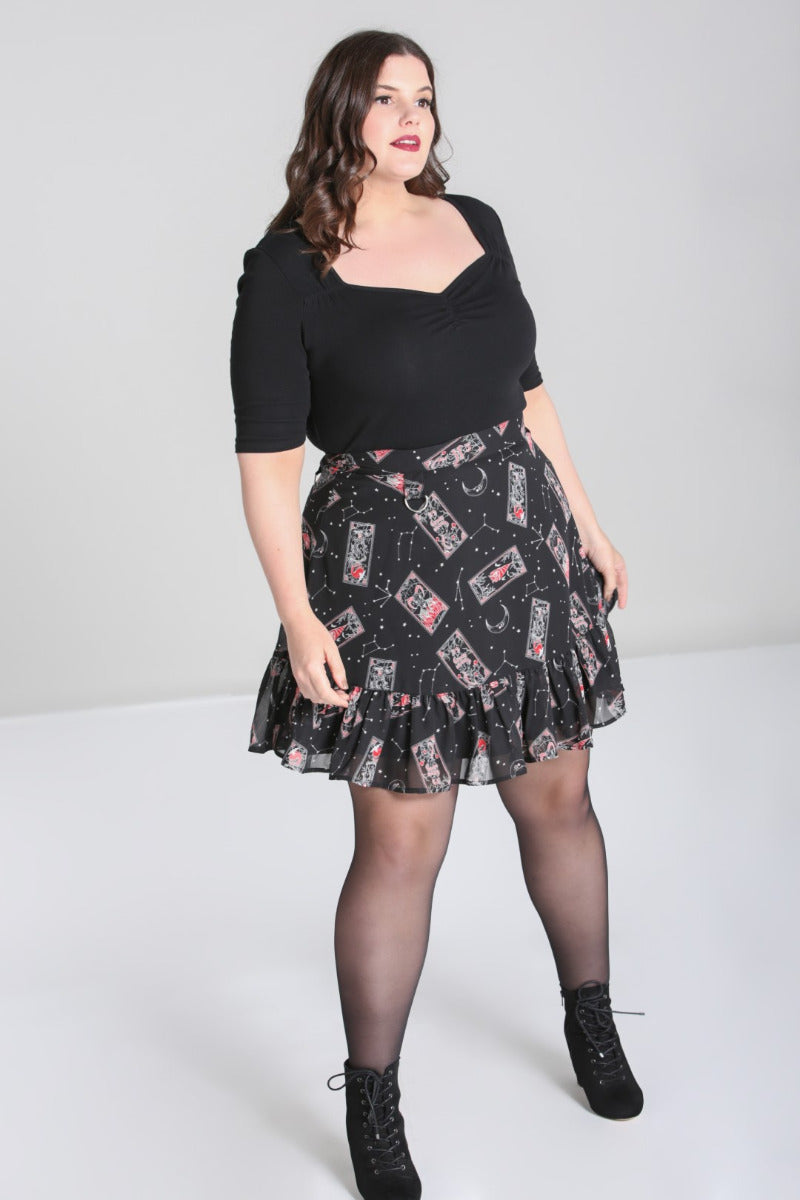 Plus size skater skirt cheap 4xl