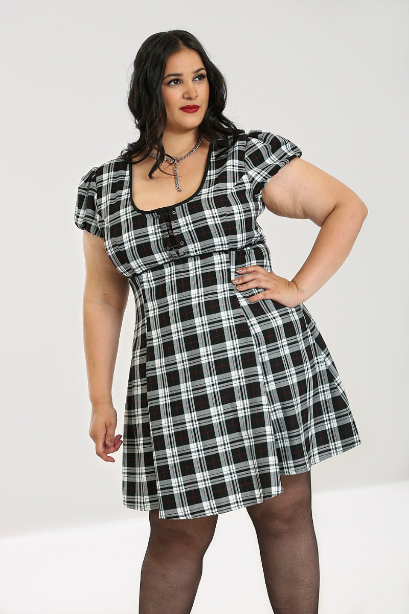 Torrid black and white 2024 dress