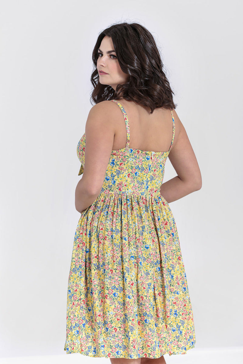 Hell bunny lemon clearance dress