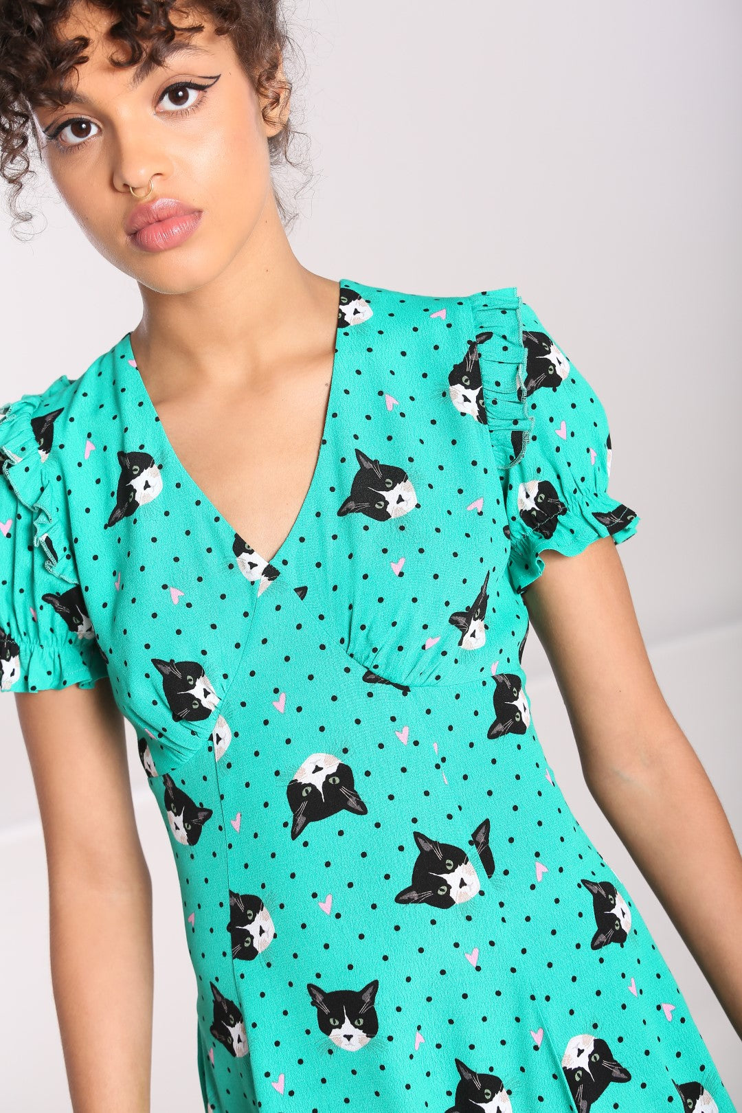 Feline 2025 midi dress