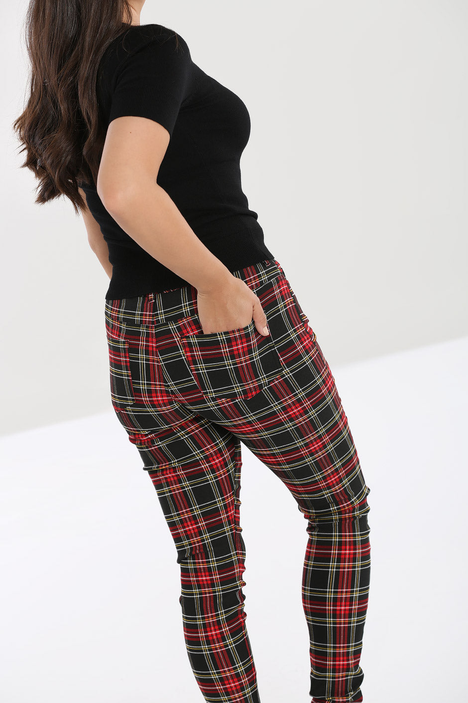 Urban Renewal Remnants Red Tartan Trousers  Urban Outfitters UK
