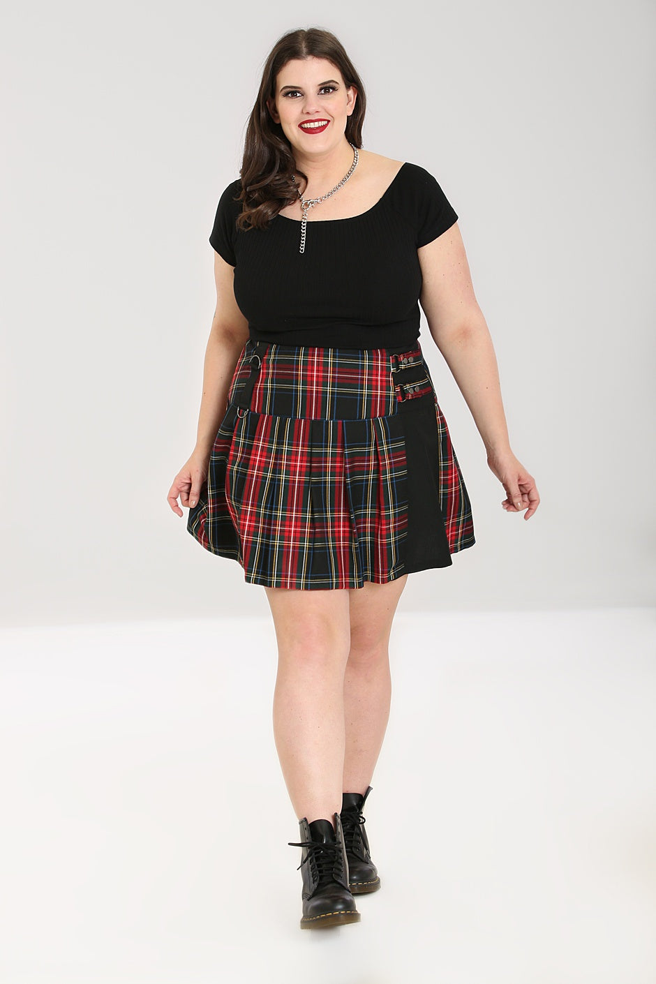 Checkered skirt 3x best sale