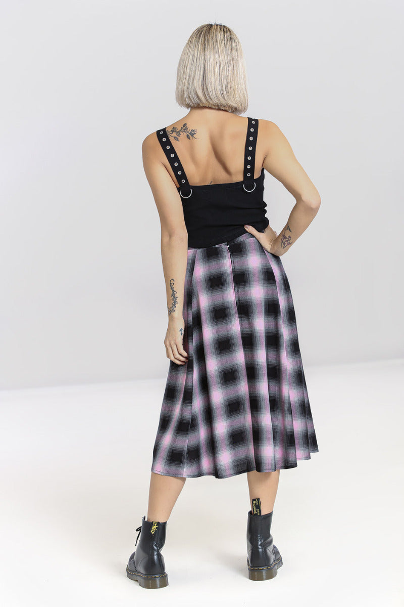 Long plaid skirt 6xl sale