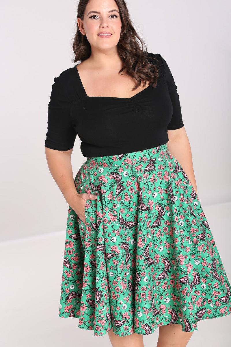 Plus size 2024 midi skirt 50