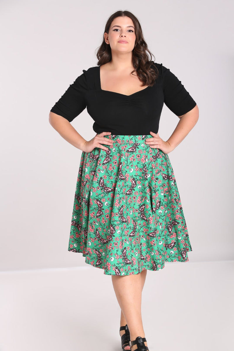 Plus size 2025 skater skirt 50