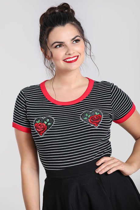 Rose Heart Top