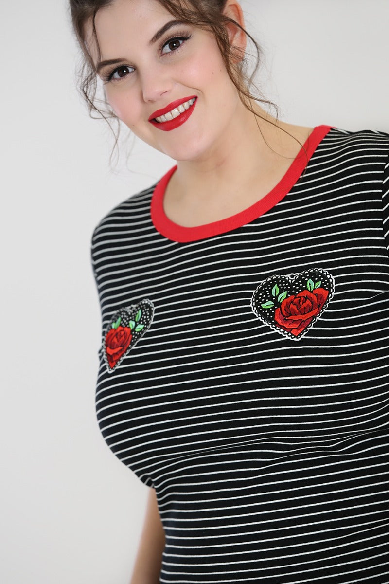 Rose Heart Top