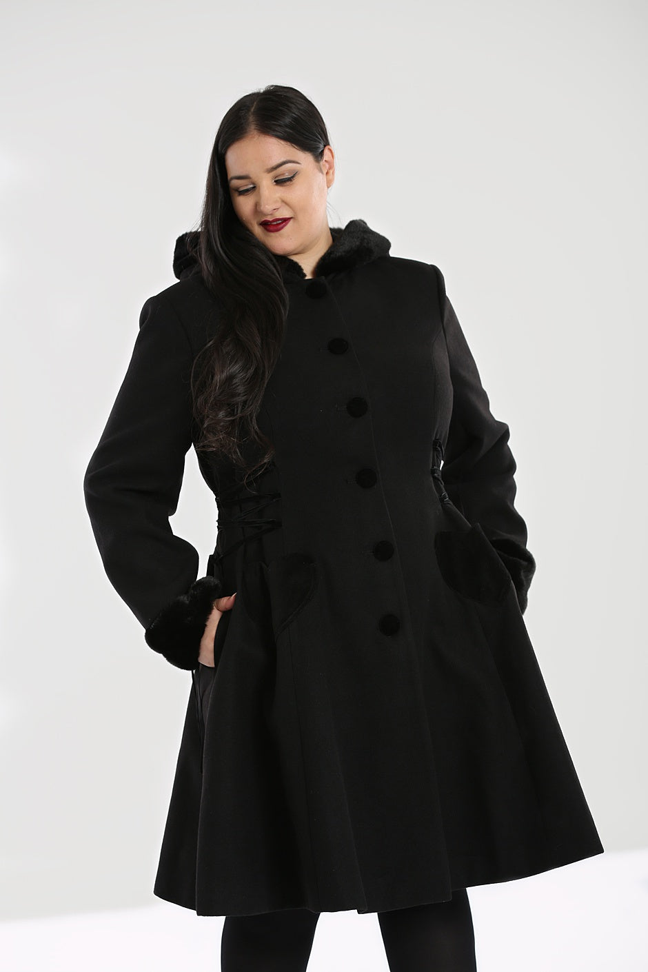 Hell bunny sales plus size coat