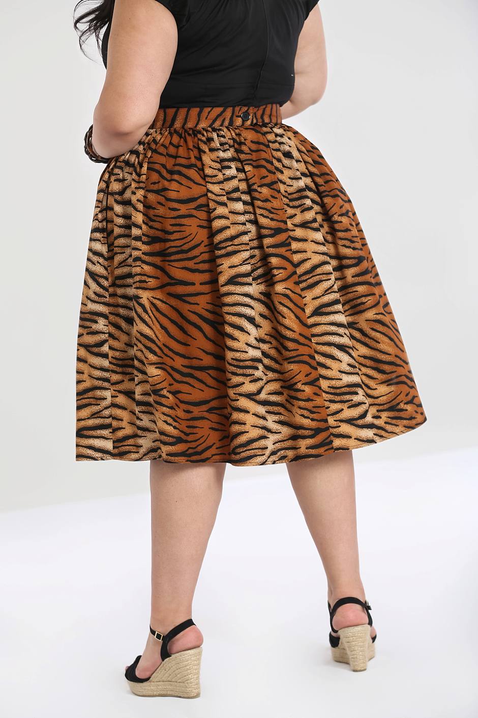 Animal print outlet skirt 50s